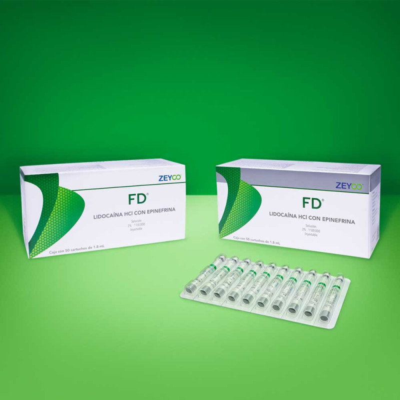 Lidocaina HCl 2 por ciento con epinefrina | Anestesicos y consumibles | Clinident Chilpancingo