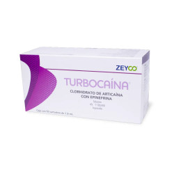 Turbocaina articaina HCl 4 por ciento con epinefrina | Anestesicos y consumibles | Clinident Chilpancingo