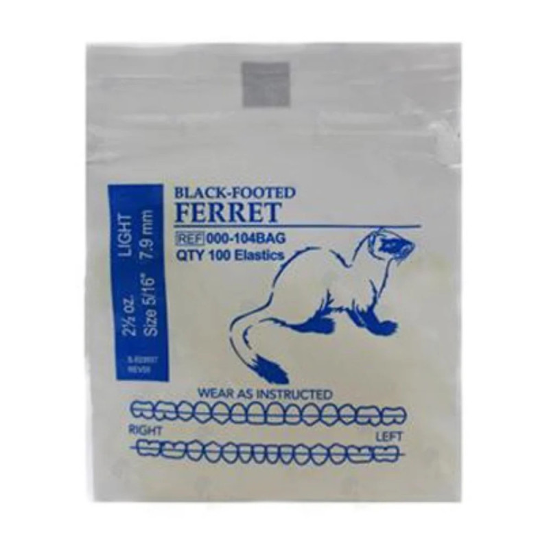 Ligas intraorales 2.5oz 5/16 ferret Light | Ortodoncia | Clinident Chilpancingo