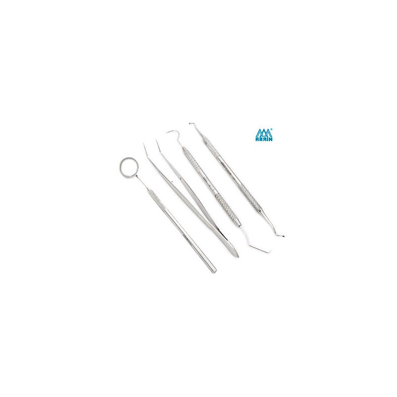 Juego basico 1x4 Arain | Instrumental odontologico | Clinident Chilpancingo