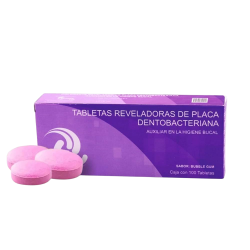 Tabletas reveladoras de placa Viarden | Higiene y prevencion | Clinident Chilpancingo