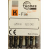 Limas K #40 25mm Thomas | Endodoncia | Clinident Chilpancingo