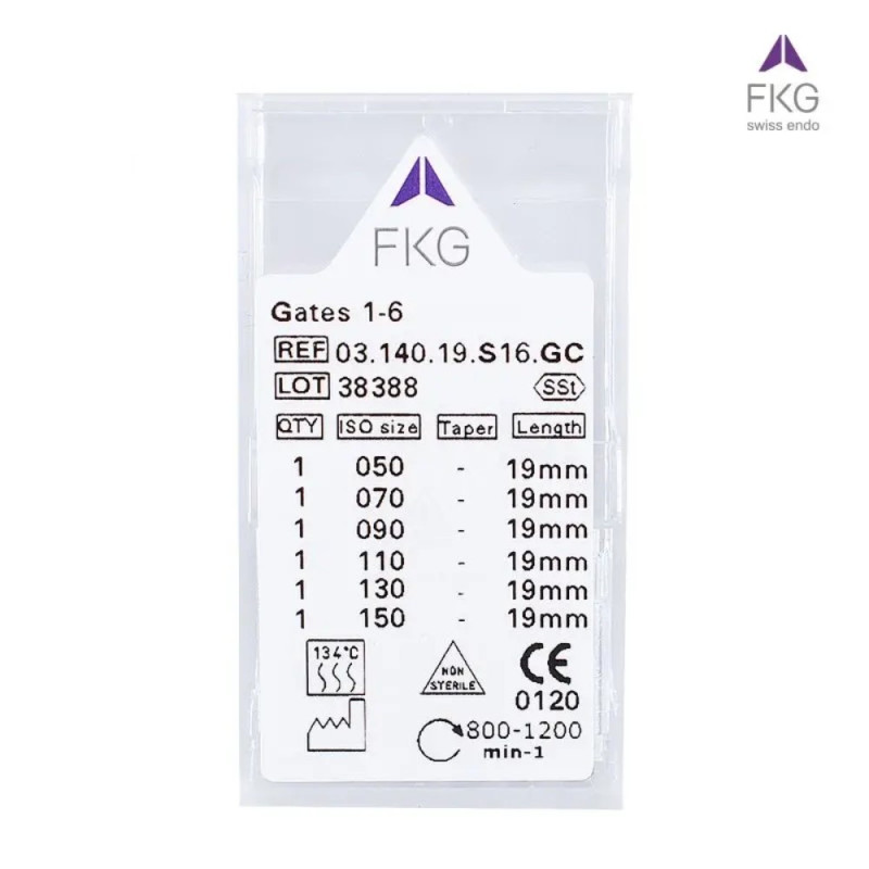 Limas Gates 1-6 FKG | Endodoncia | Clinident Chilpancingo