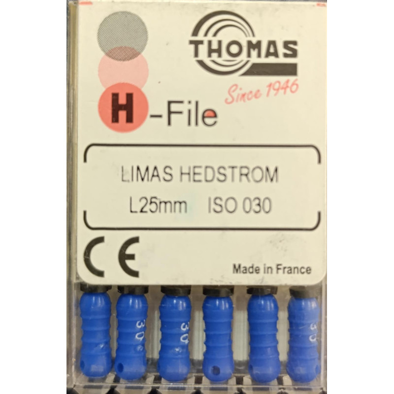Limas H #30 25mm Thomas | Endodoncia | Clinident Chilpancingo
