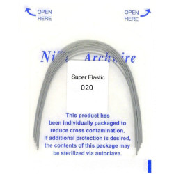 Arcos ortodónticos NiTi 20 redondos | Ortodoncia | Clinident Chilpancingo