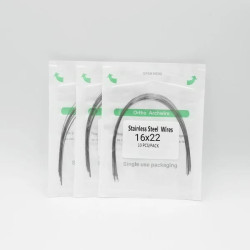 Arcos ortodónticos de acero 16x22 | Ortodoncia | Clinident Chilpancingo