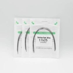 Arcos ortodónticos de acero 17x25 | Ortodoncia | Clinident Chilpancingo