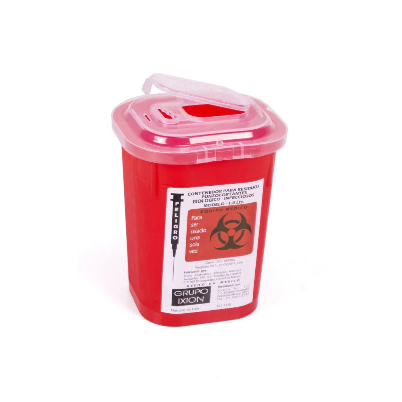 Bote RPBI | Consumibles y desechables | Clinident Chilpancingo