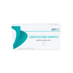 Dentocain simple mepivacaina HCl 3 por ciento | Anestesicos y consumibles | Clinident Chilpancingo